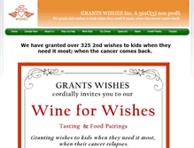 Tablet Screenshot of grantswishes.org